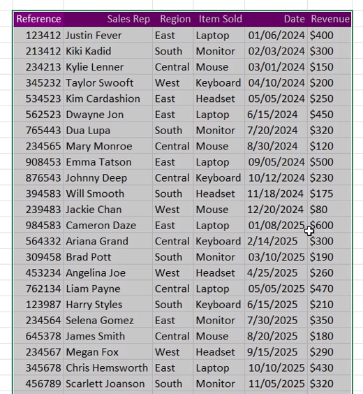 Are You Still Formatting Tables the Slow Way? – Excel With Grant – Blog