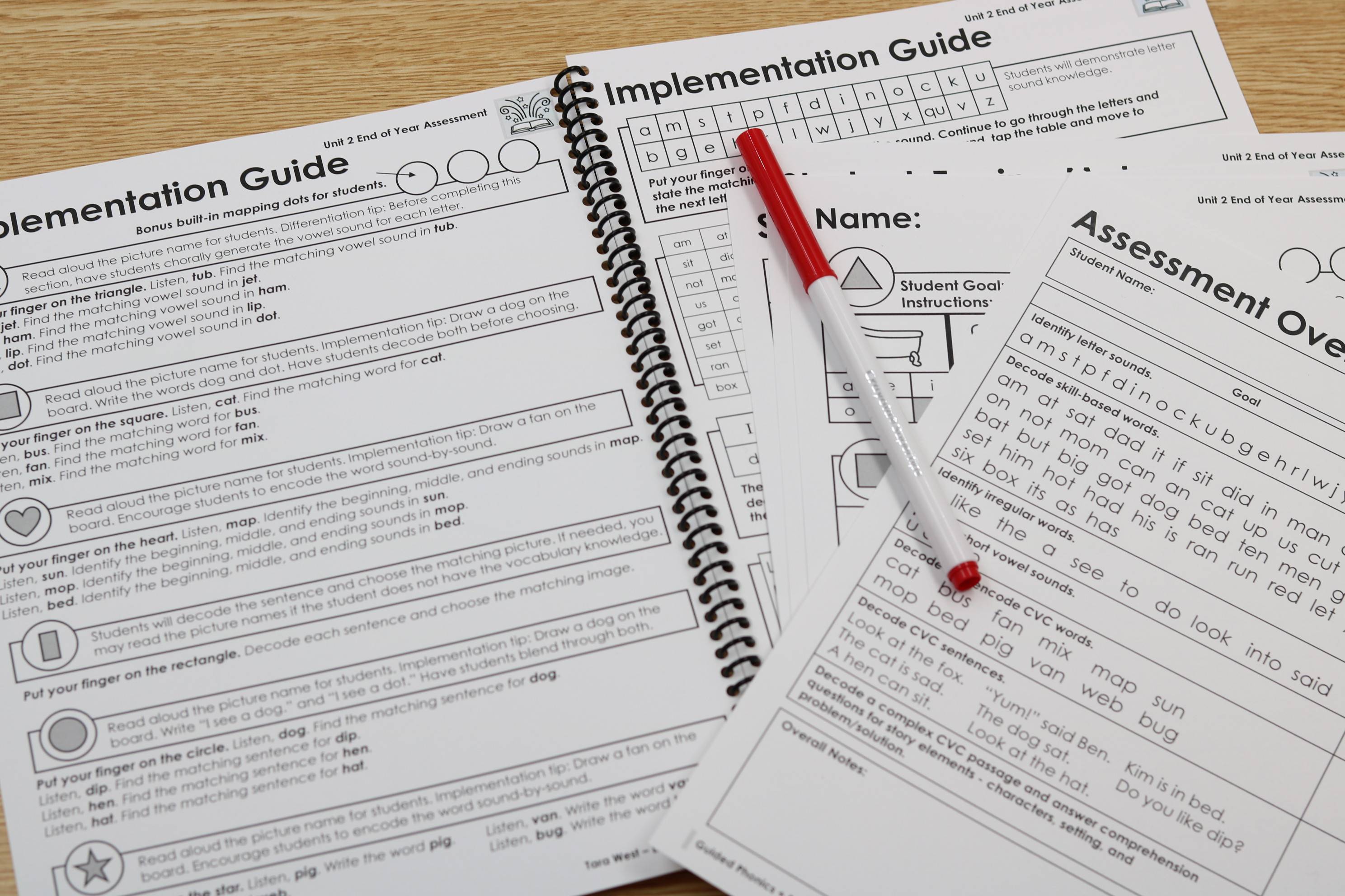 End of Year Phonics Assessments