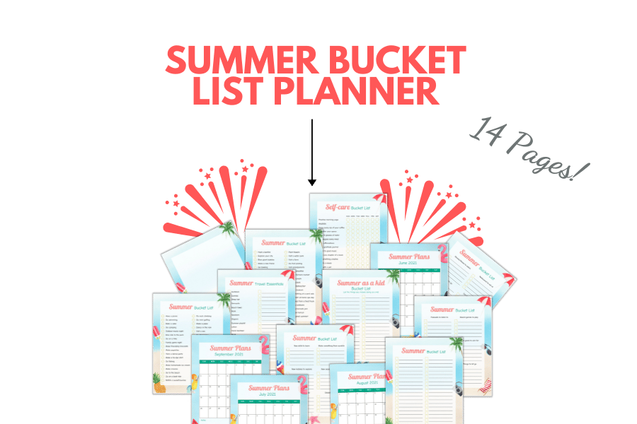 Summer Bucket List Planner