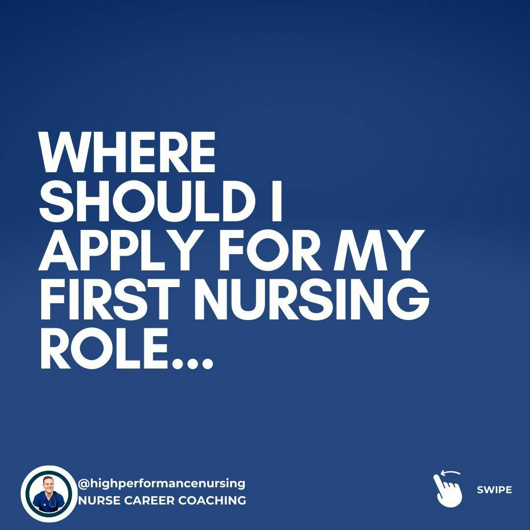 Why applying for only one grad is a HUGE mistake 👇 

You didn't become a nurse to put all your eggs in basket and hope that your dream employer chooses you! 

It's a nurses job market and you must play the new grad recruitment game. 

This means, you must create multiple opportunities for yourself, to kick start your career. 

The last thing anyone want's is for you to put all your eggs into one basket, to find out they don't feel the same way about you. 

Options are your best friend this year. 

If you want to know where you should and could apply for your 2024 grads without it taking you more time and effort, then you need our Land Your Grad Course. 

It's free! 

Comment LYG and I will invite you personally! 

#nurse #landyourgrad #rn #studentnurse #resume #career