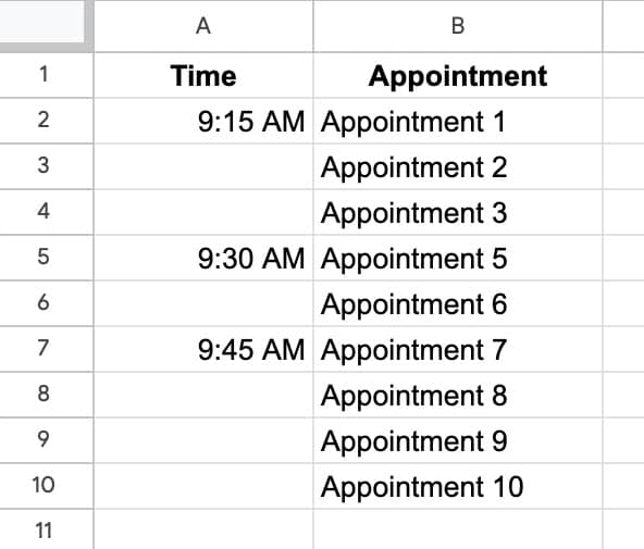 Sheets Tip 285: Fill in the Blanks with the SCAN Function