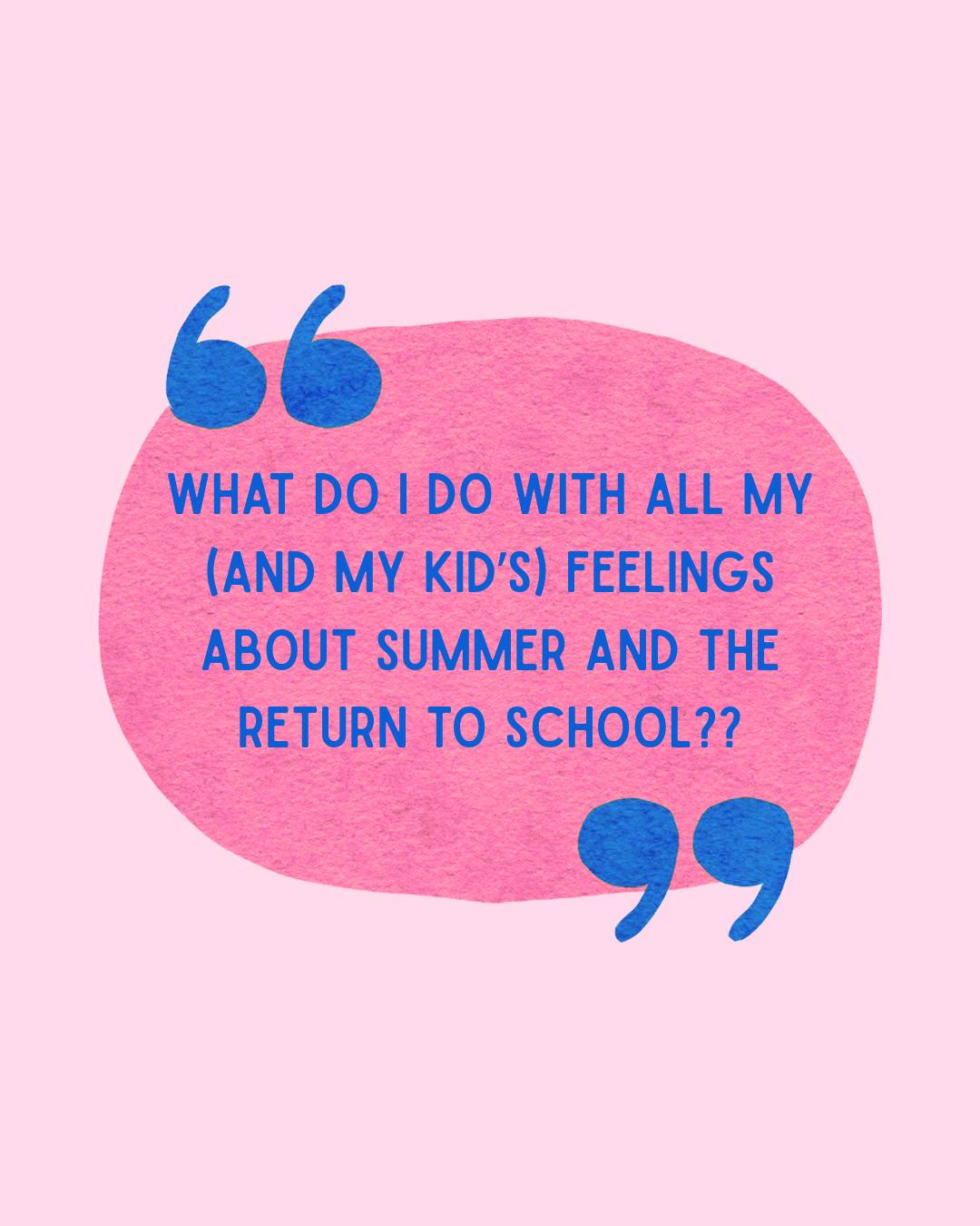 It can be easy to think of the return to school after summer as a straightforward emotional event. Children are expected to feel excited, nervous, or perhaps some combination of the two. Yet this framing can still subtly imply that difficult feelings are 