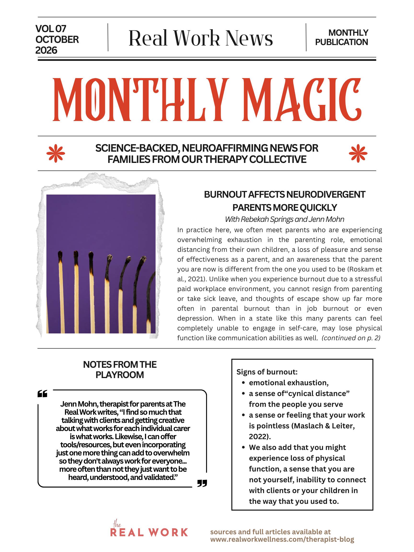 Caring for a neurodivergent child takes a lot, and sensitive and neurodivergent parents often feel it sooner and more intensely. Here's why burnout might hit differently for you, and what helps you refill and potentially prevent burnout from happening aga