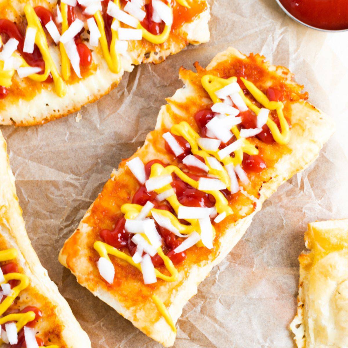 puff pastry hot dog