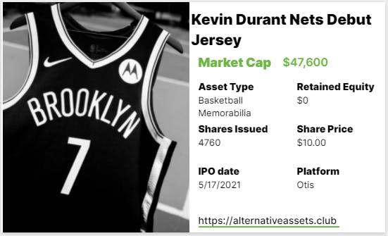 Durant Jersey