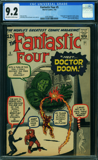 Fantastic Four #5 CGC 9.2