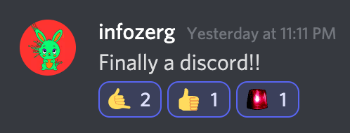 finally a discord