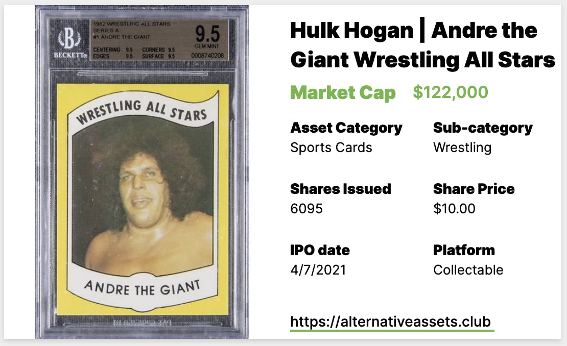 andre the giant hulk hogan collectable