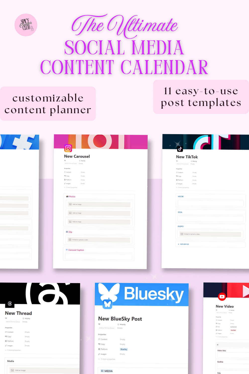 The ultimate social media content calendar