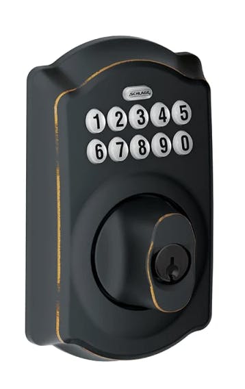 image of a keyless entry door lock