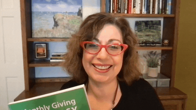 Click here for my book talk on “Monthly Giving Made Easy”