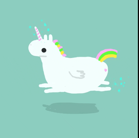 unicorn running