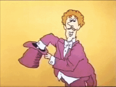 GIF featuring a scene from "3 is a magic number" by Schoolhouse Rock