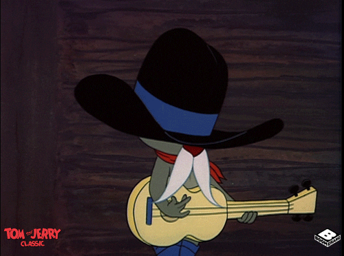 a mouse playing a guitar