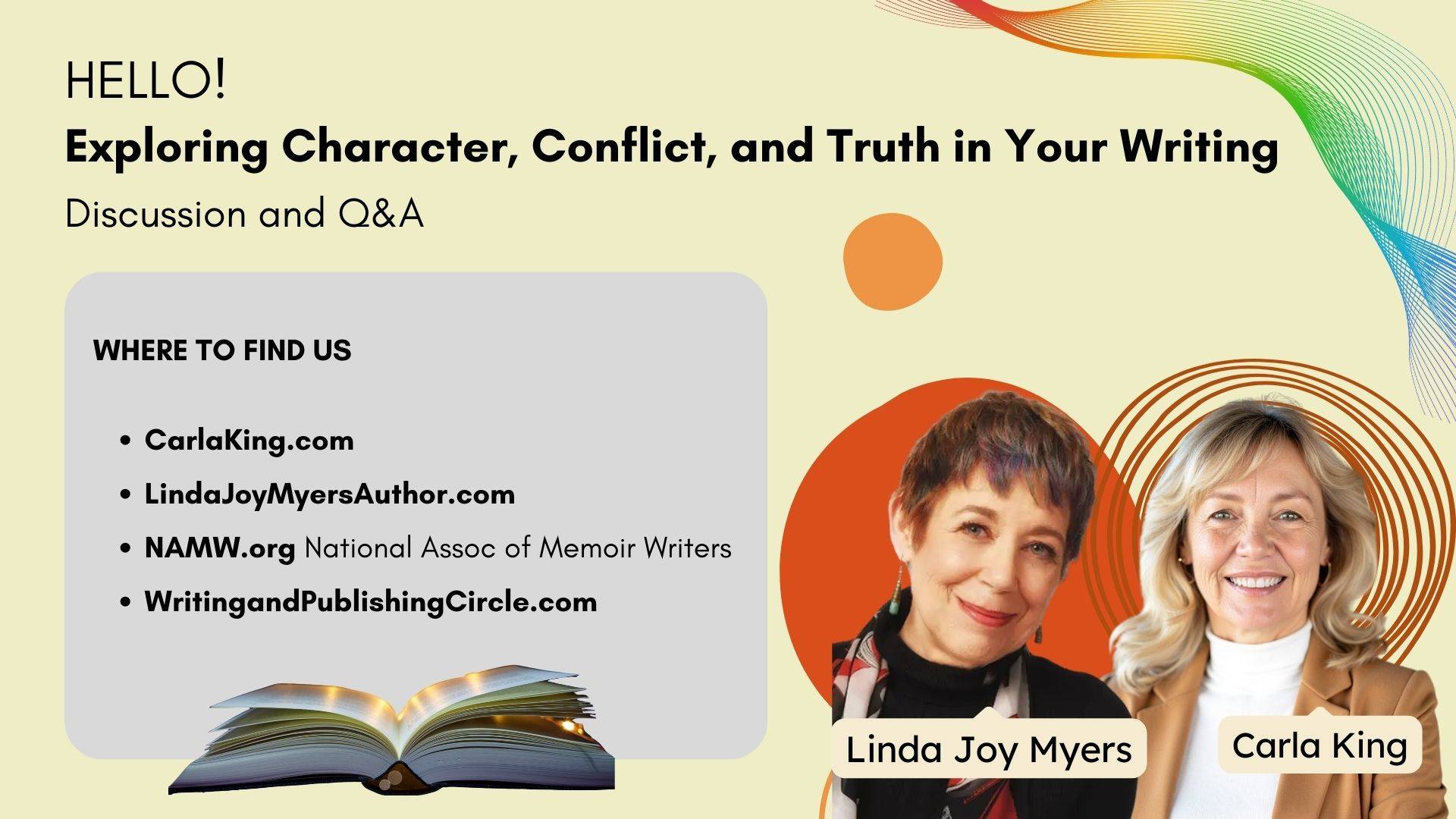 How to move your story along with characters that come alive for your readers.