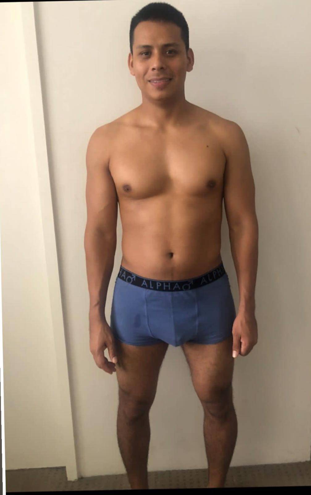 Mario before his bodybuilding prep