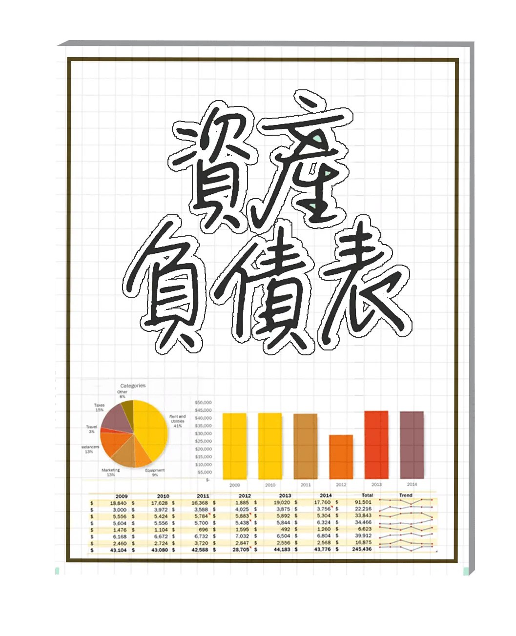 免費下載​《資產負債表模板》