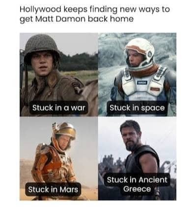 Matt Damon Meme