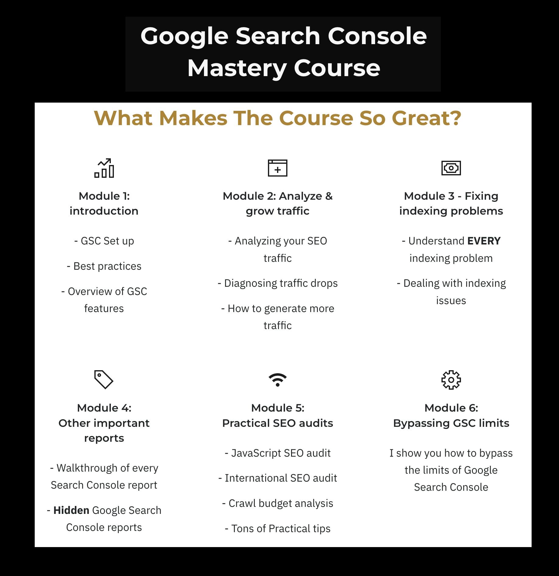 Google Search Console Mastery Course