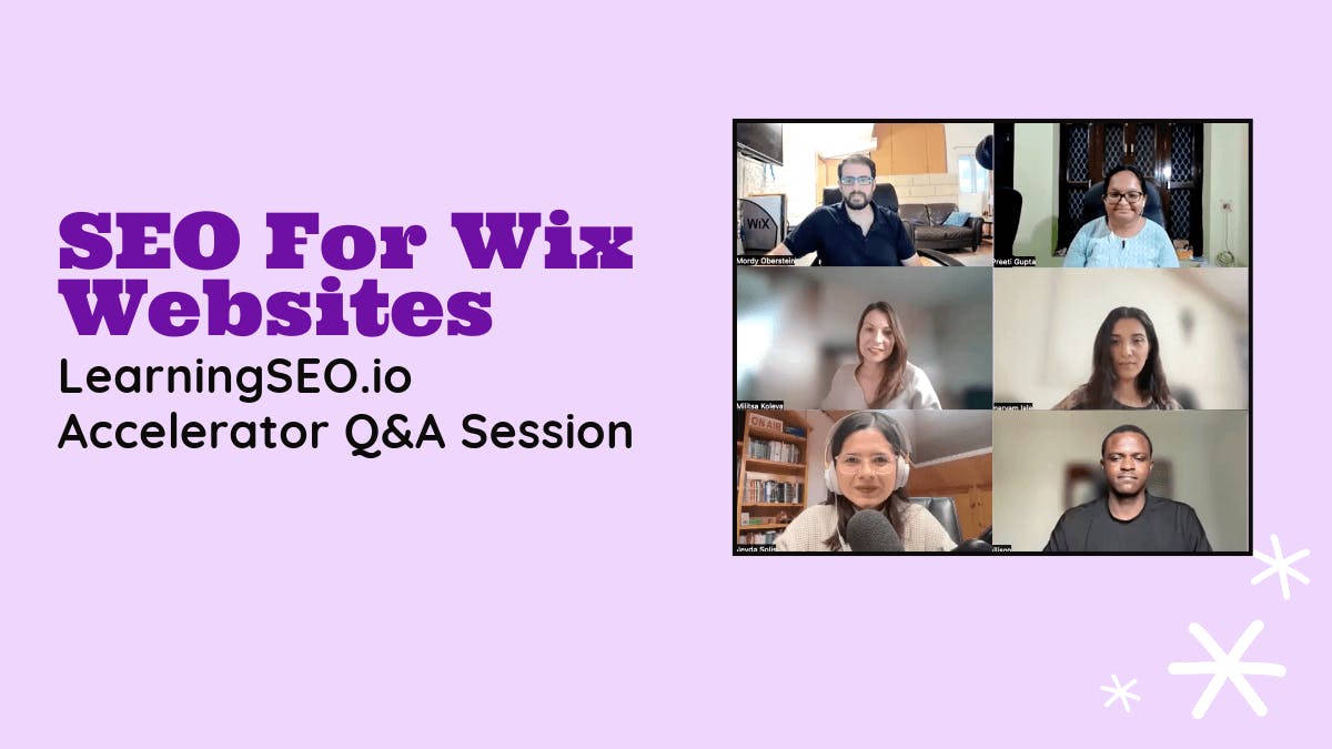 Learn How to do SEO for a Wix site For Free with the LearningSEO.io Accelerator
