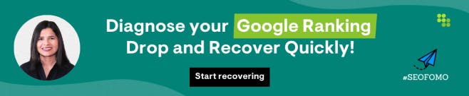 Diagnose your Google Ranking Drop and Recover Quickly!