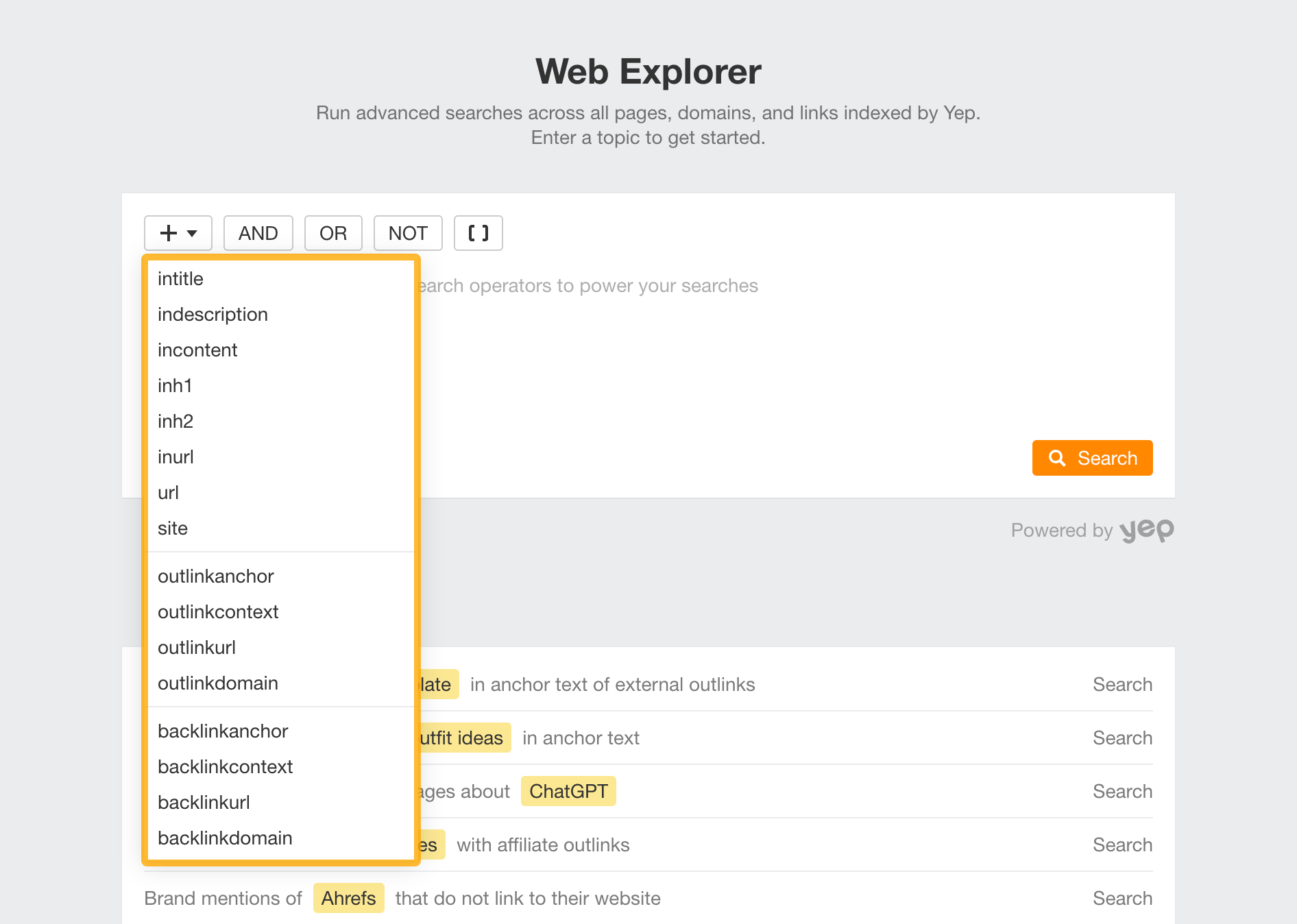 Grow Your SEO with Ahrefs Web Explorer