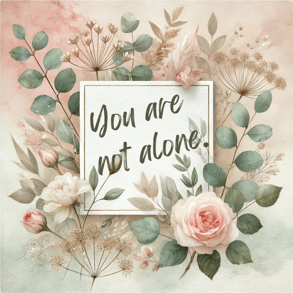 You are not alone.