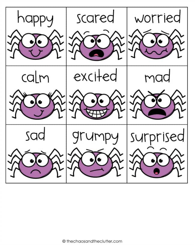 spider-emotions-matching-game