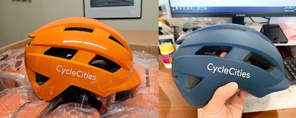 Cycle Cities Branded Helmets