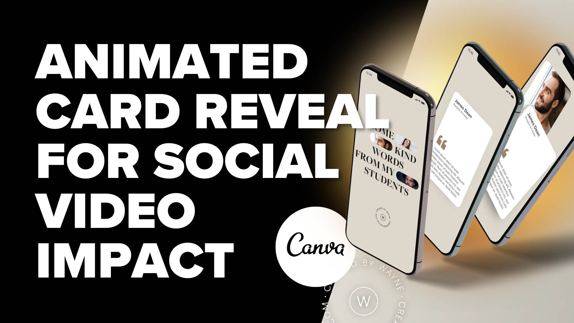 YouTube Thumbnail with the words "One idea, endless content - with Canva's new AI Tools"