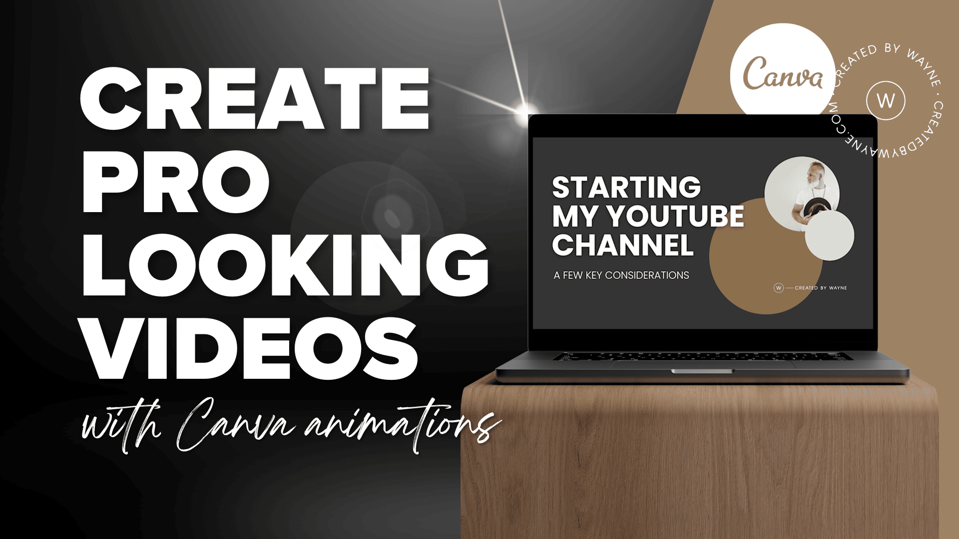 YouTube Thumbnail with the words "One idea, endless content - with Canva's new AI Tools"