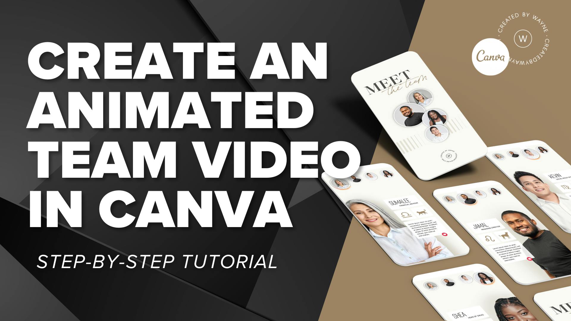 YouTube Thumbnail with the words "One idea, endless content - with Canva's new AI Tools"