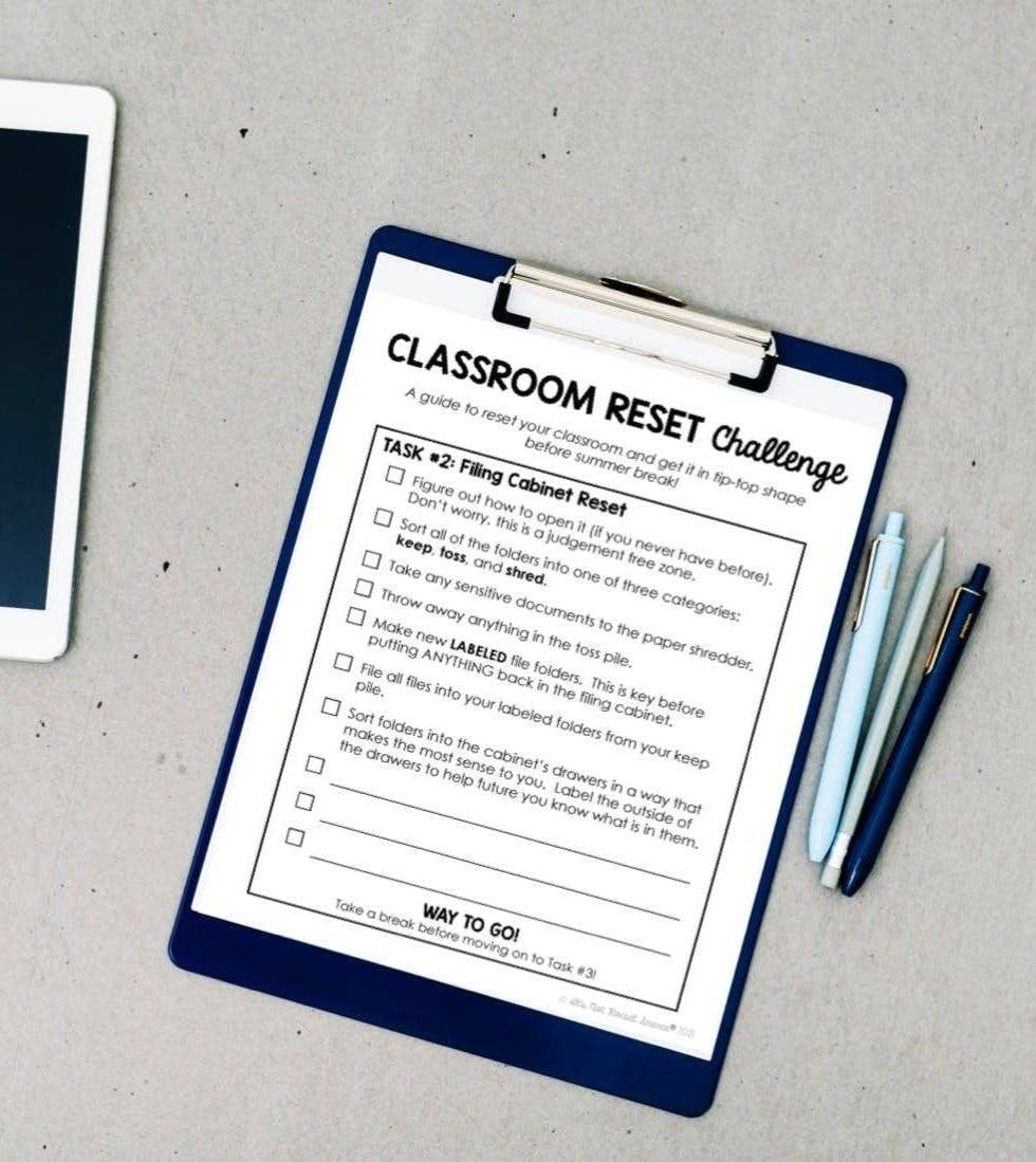 Classroom Reset Challenge