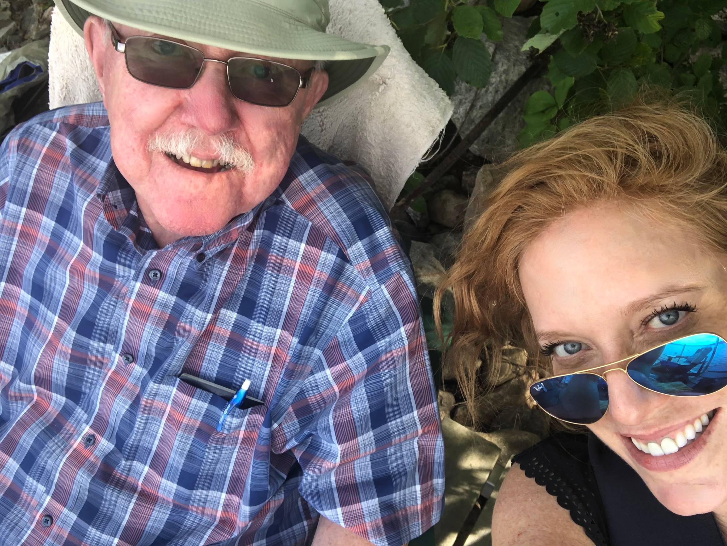 Andrea Wojnicki and her Dad