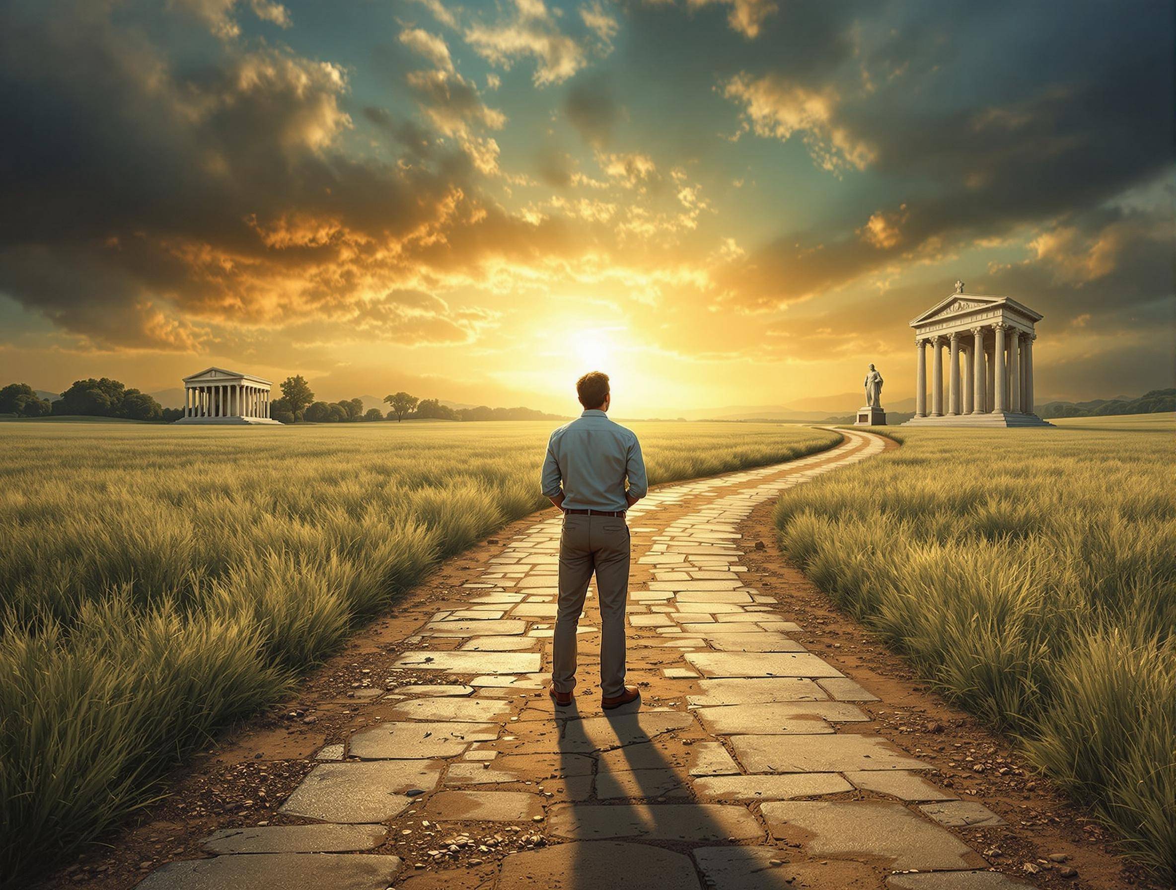 A man in midlife looks toward a bright second act