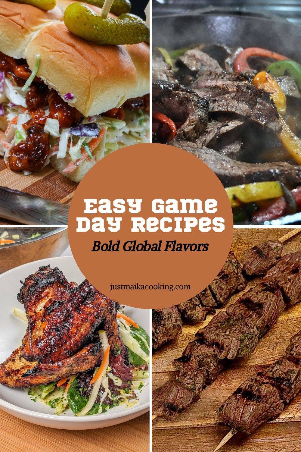 pinterest for Game Day Recipe list.