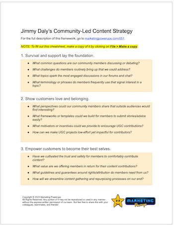 Jimmy Daly's community-led content strategy