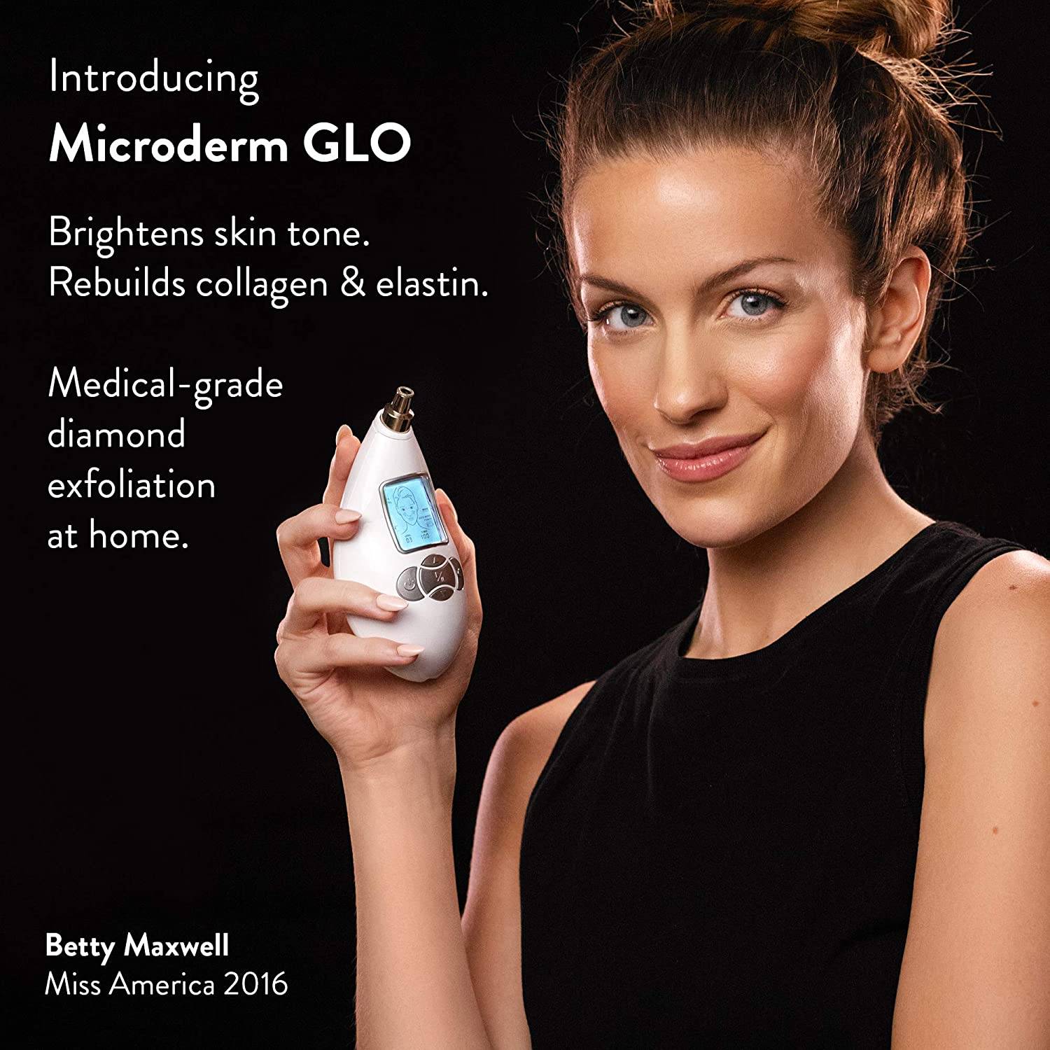 Microderm GLO Diamond Microdermabrasion Machine and Suction Tool