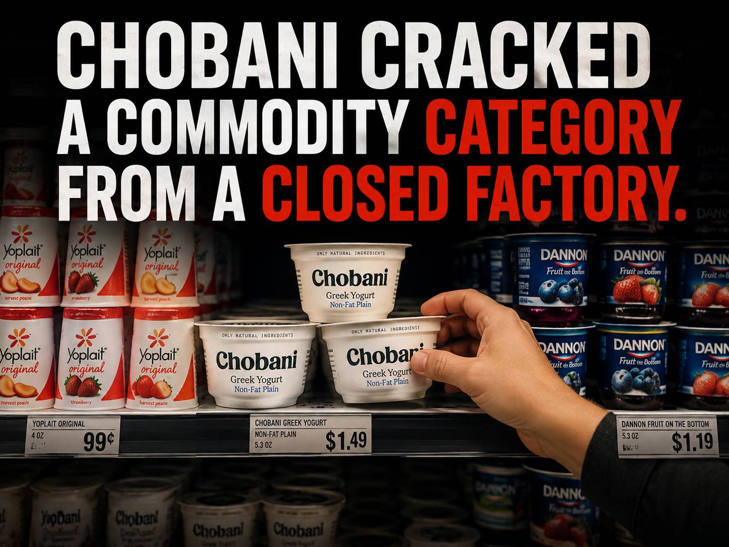 Chobani Cracked a Commodity Category From a Closed Factory