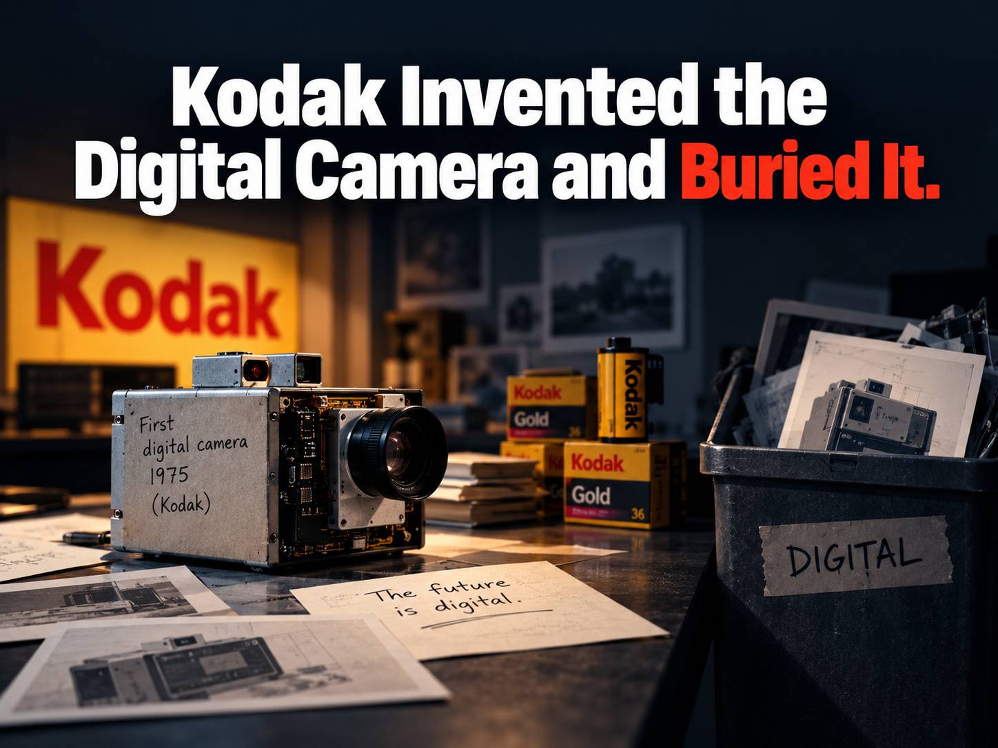 Kodak Invented the Digital Camera and Buried It