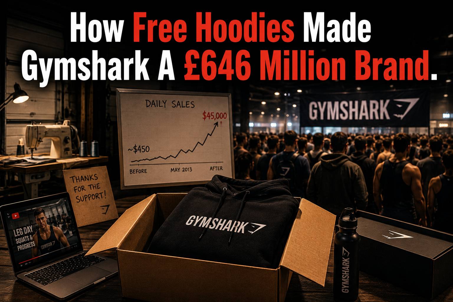 How Free Hoodies Made Gymshark A £646 Million Brand