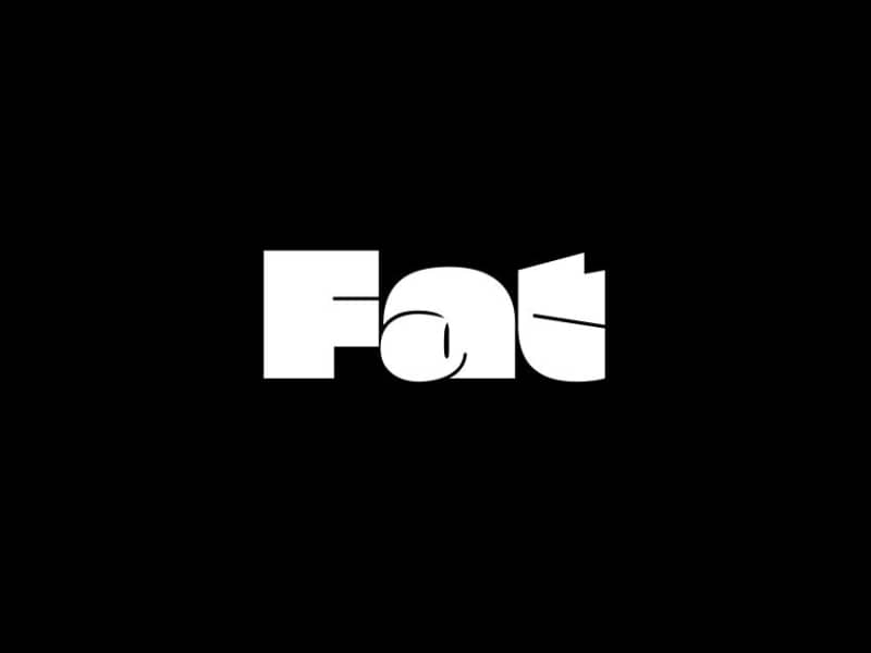 fat typeface