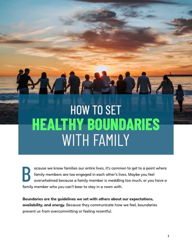 How to Set Healthy Boundaries with Family