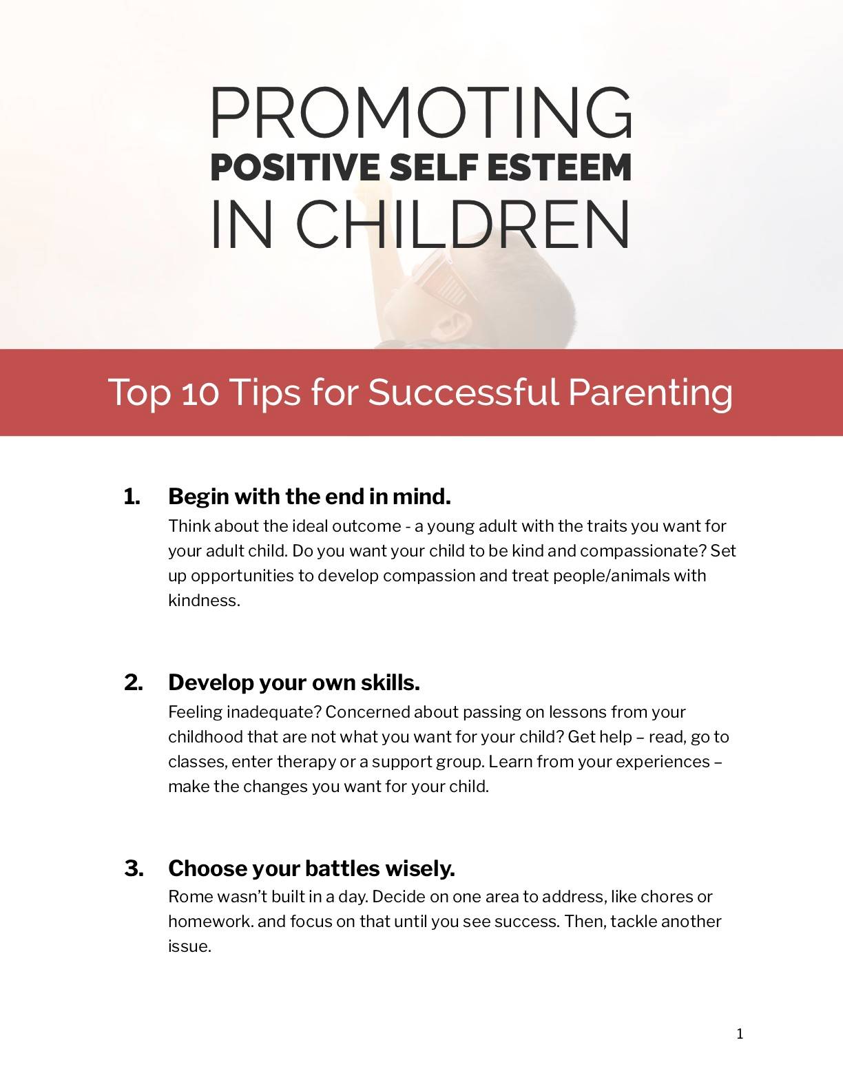 Top 10 Tips for Successful Parenting