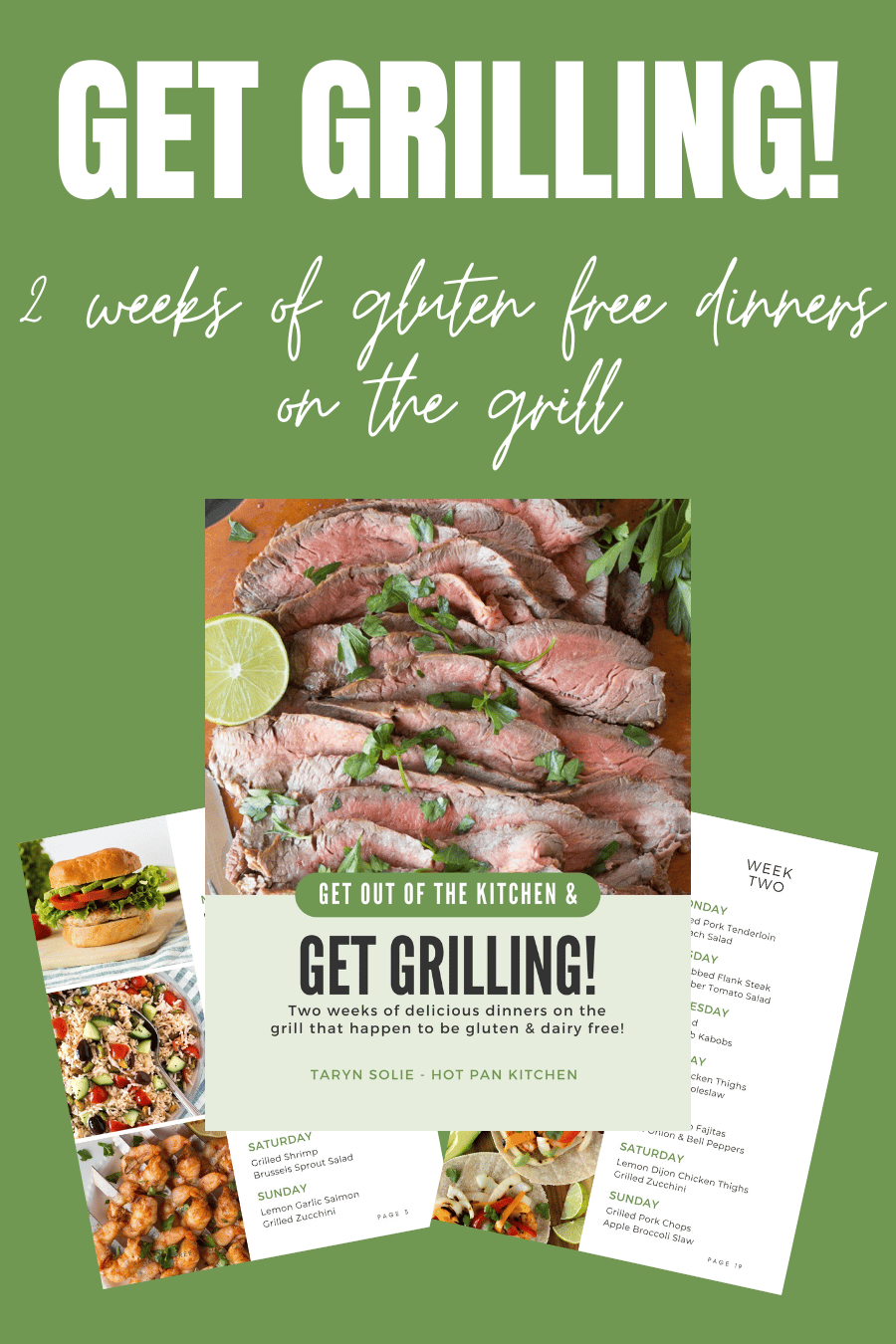 2 Weeks of Gluten Free Dinners on the Grill!