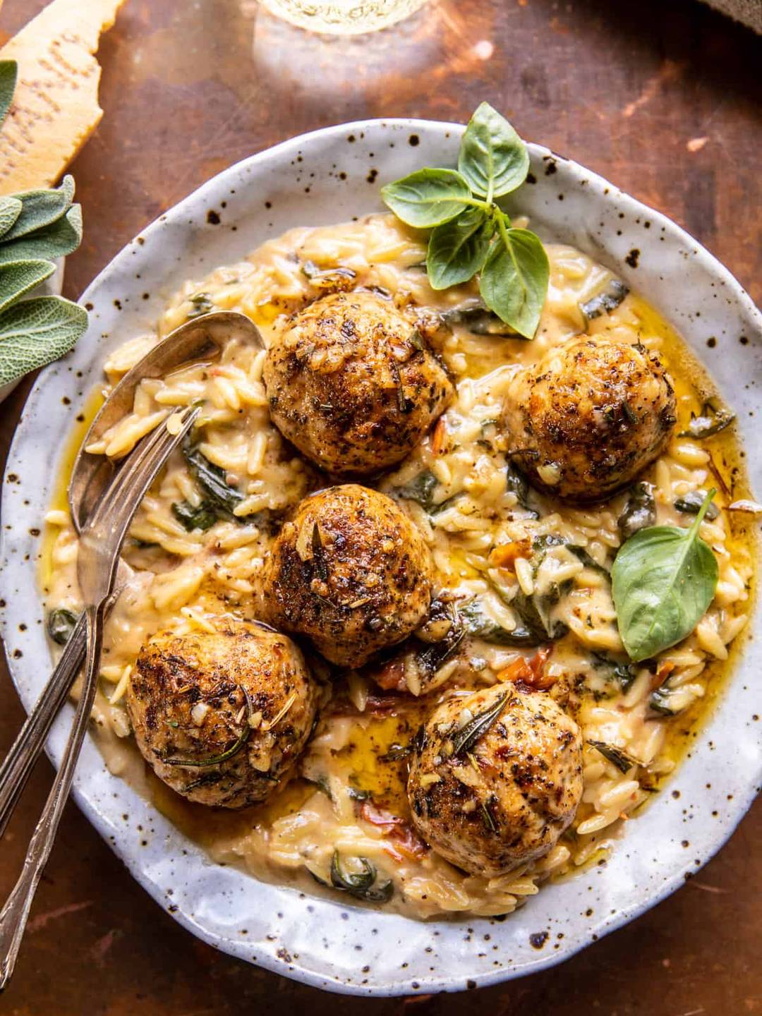 https://www.halfbakedharvest.com/garlic-butter-chicken-meatballs/