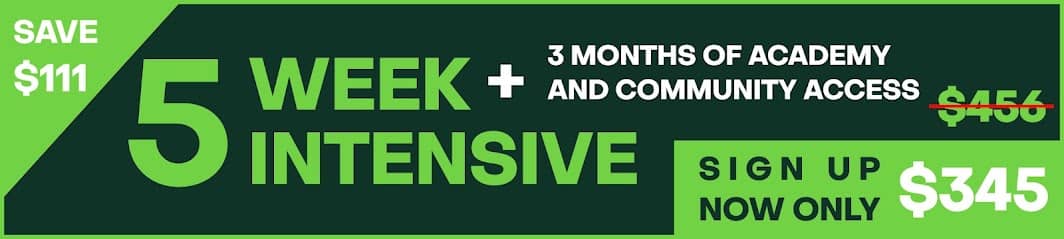 Special bonus: 3 months of full Academy access