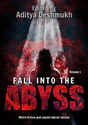 Book cover for the "Fall into the Abyss" anthology.