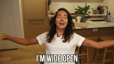 I'm wide open gif