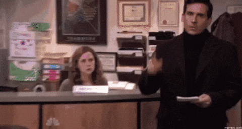 The Office Boom Gif